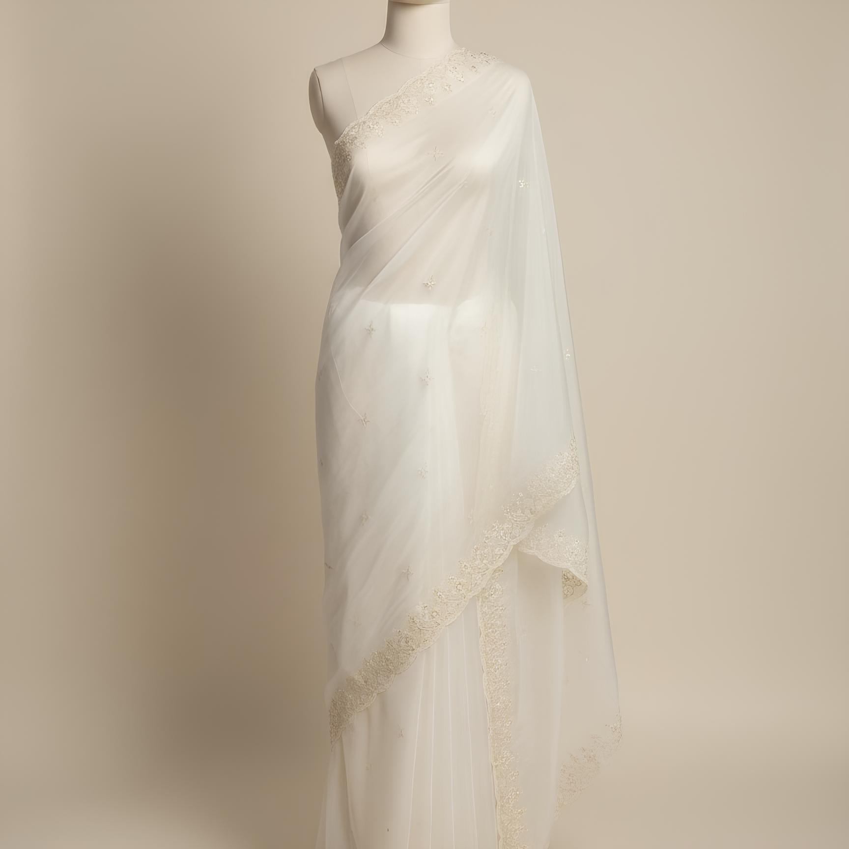 Embroidered Organza Dupatta