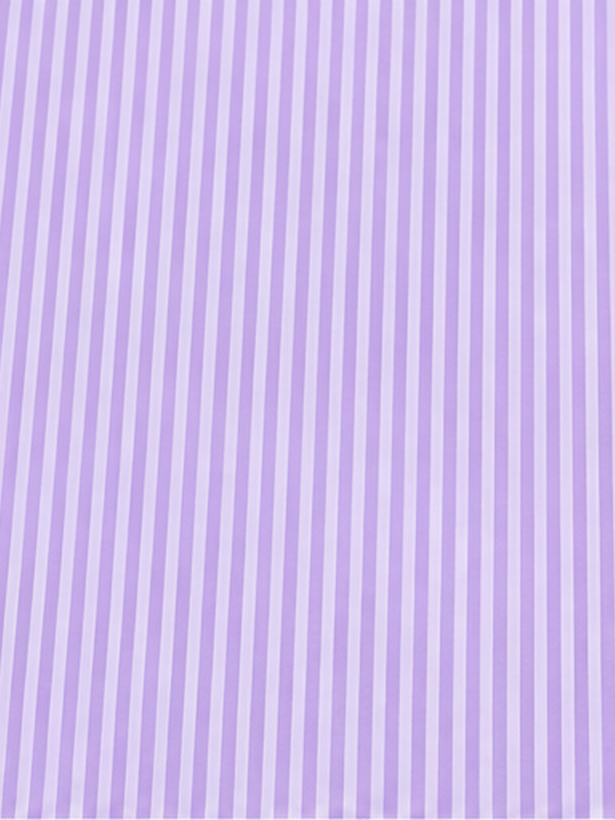 Purple & White Stripes Cotton Fabric