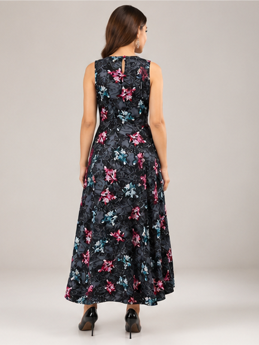 Floral Fit & Flare Dress