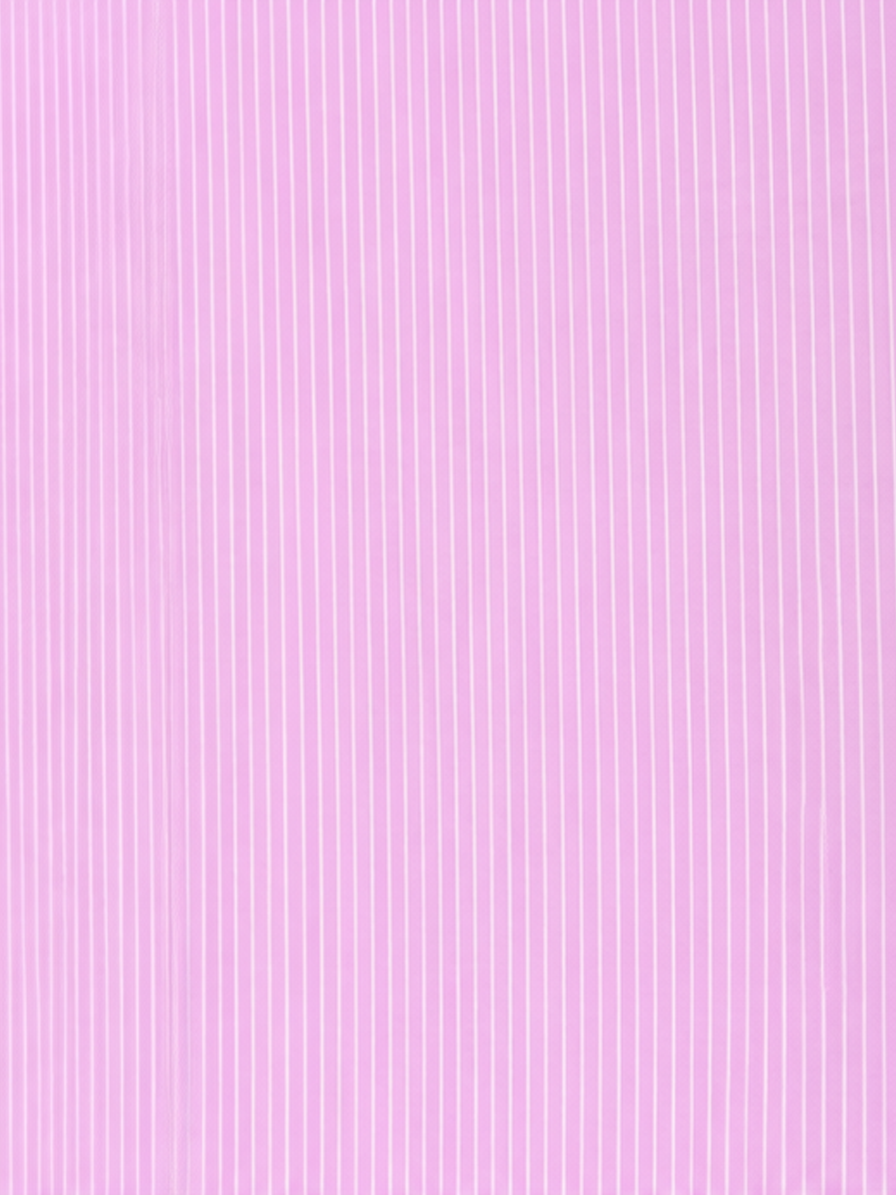 Pink & White Stripes Cotton Fabric