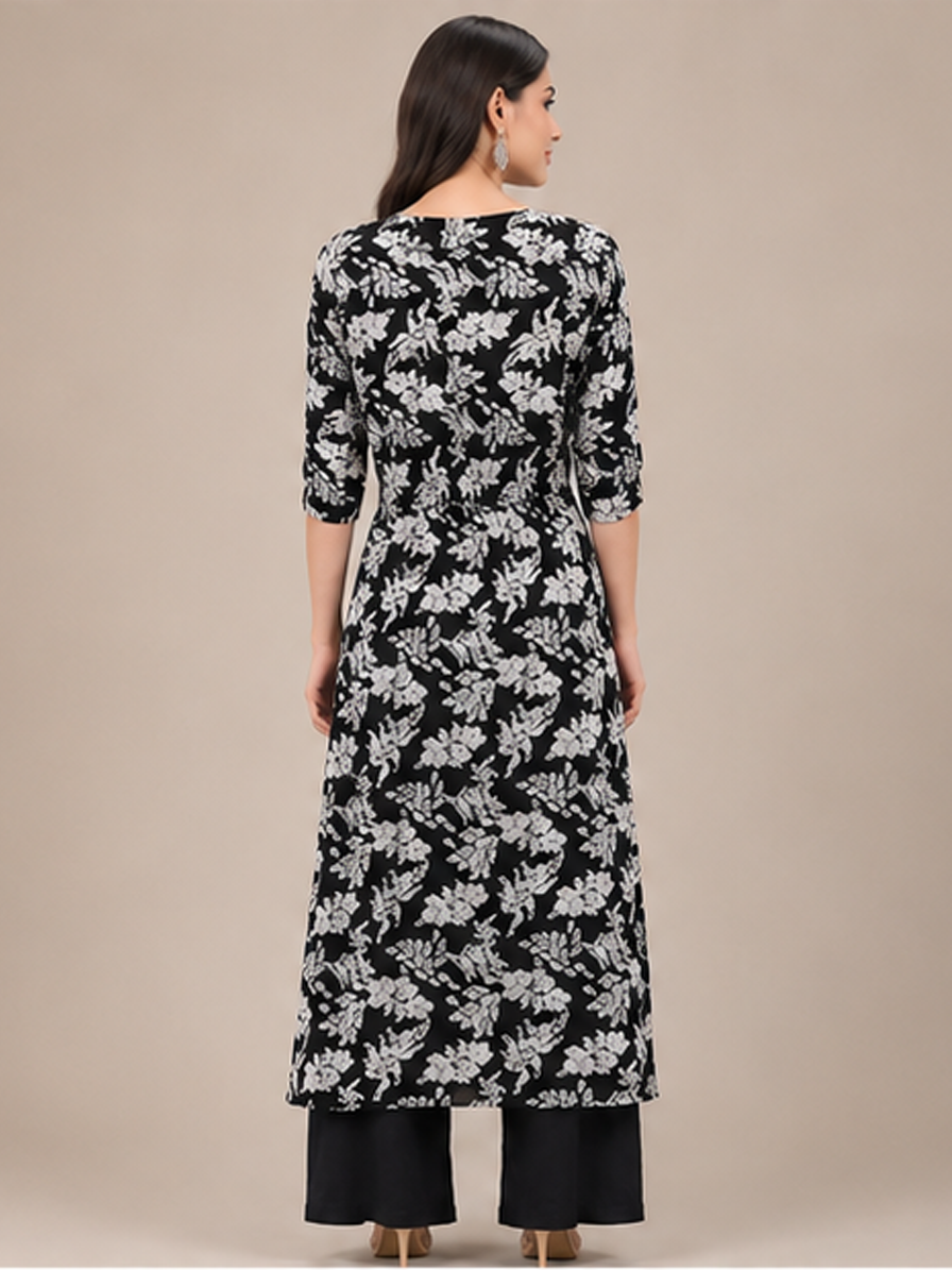 Printed Front Slit Kurti