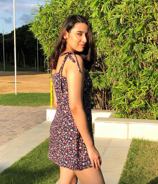 Floral A-Line Dress