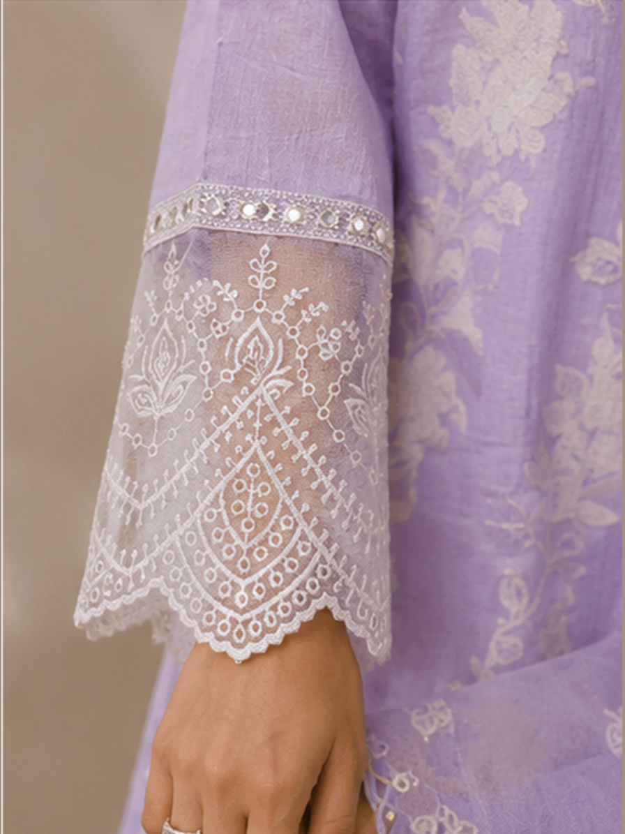 Lavender Woven Suit Set