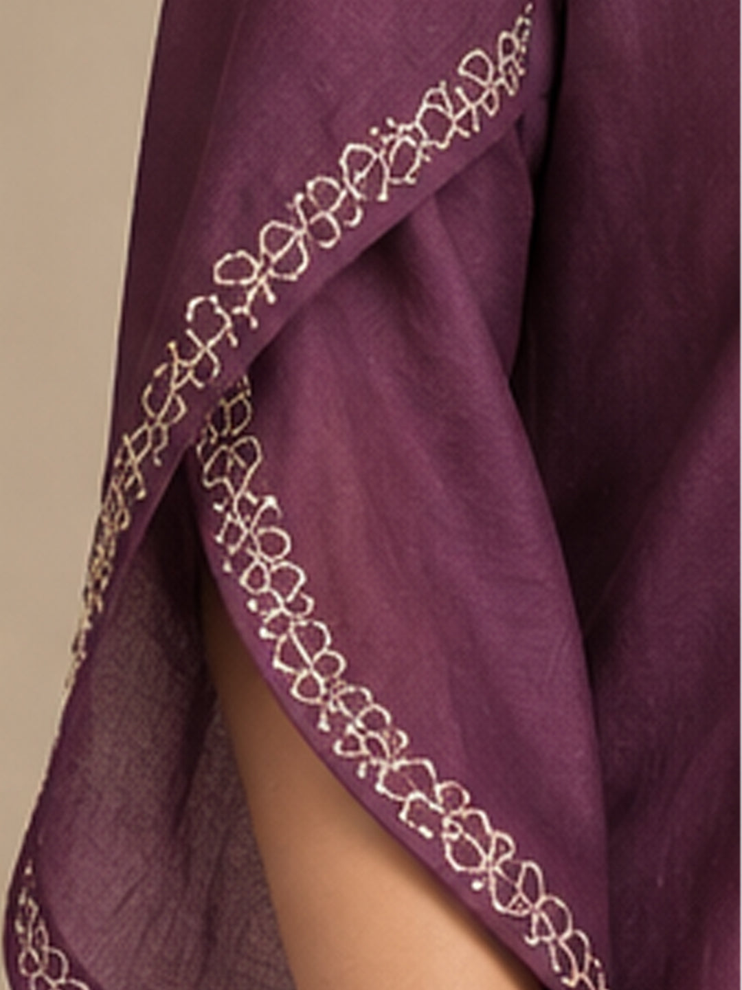 Purple Silk Farshi Salwar Set