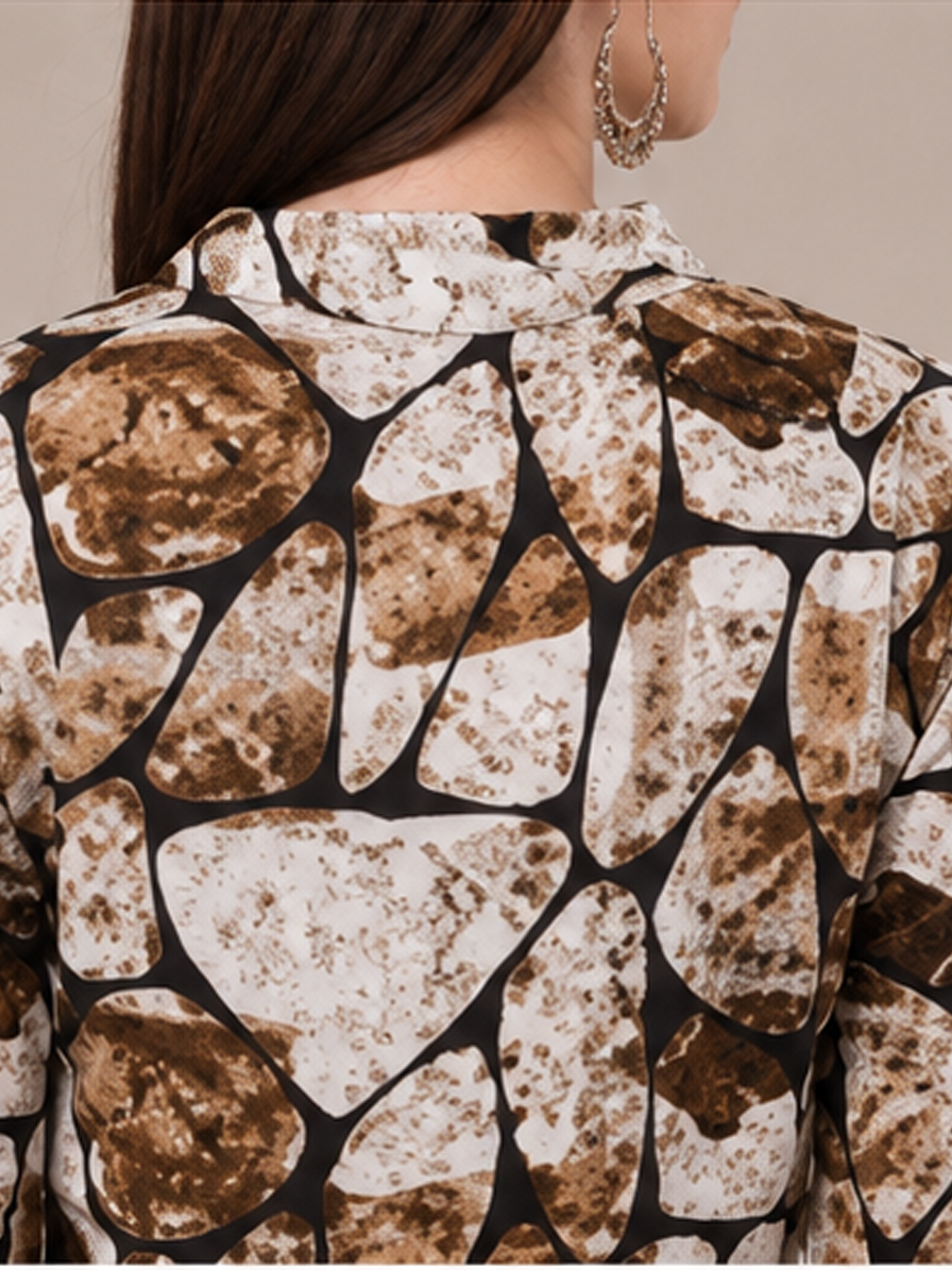 Front Slit Asymmetric Kurti