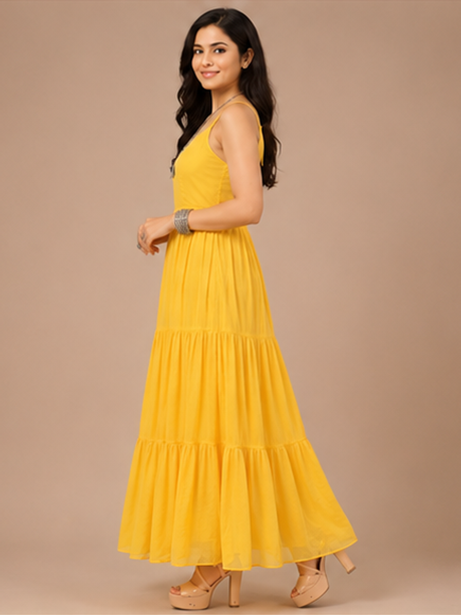 Chiffon Tiered Dress