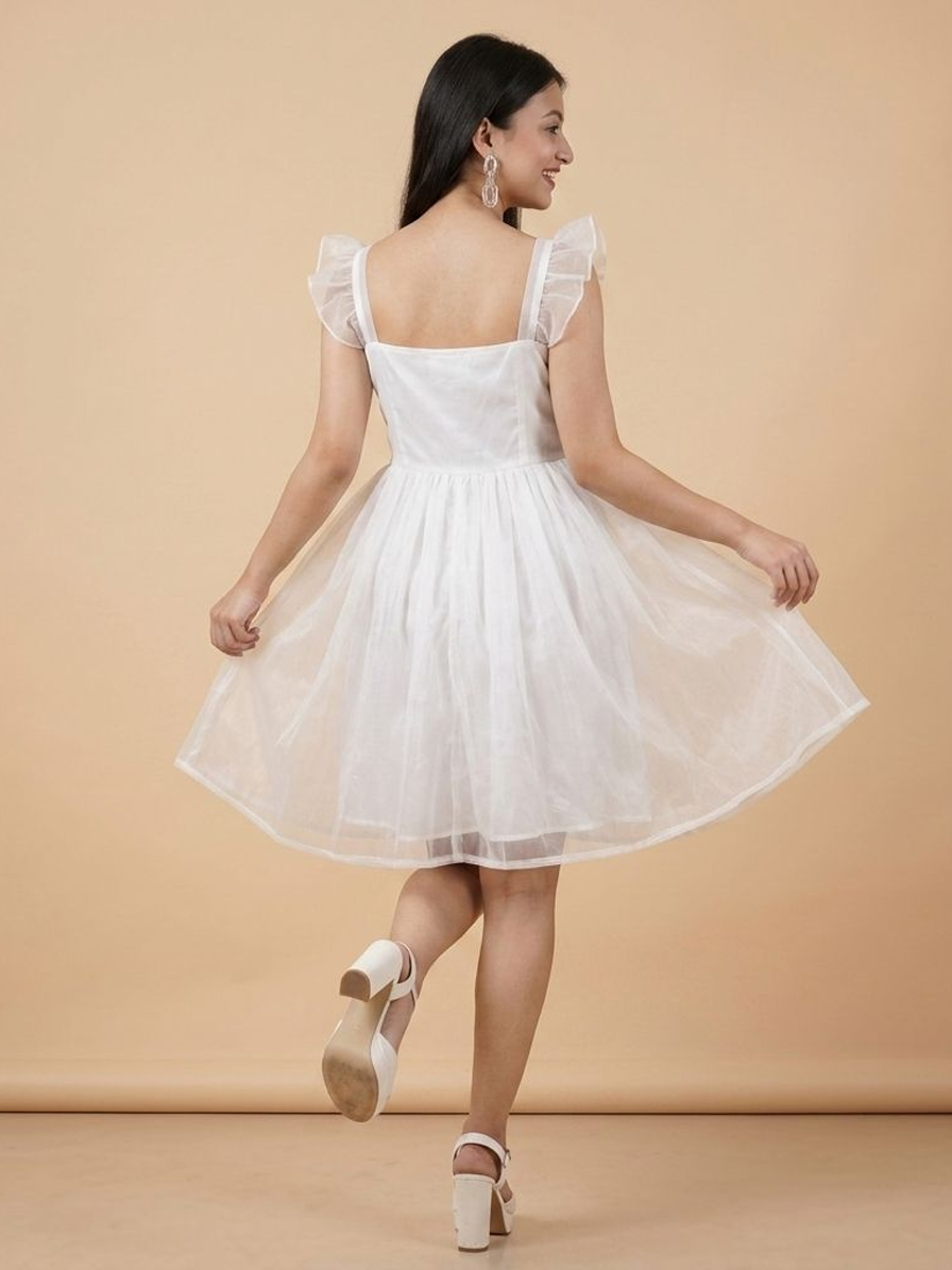 White Organza Dress